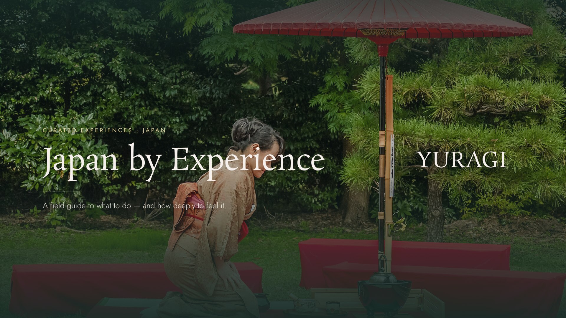 Japan by Experience — YURAGI experience library cover